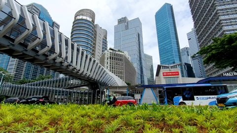 Jakarta Indonesia May 27 2019 Futuristic Stock Footage Video (100% ...