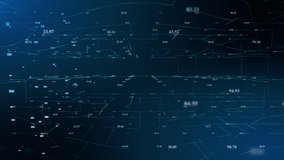 Particle Earth Digital Hologram Technology Concept. Futuristic Business Global Network Data Globe Map Cyberspace Background. Dots Rotation Network Grid Motion Abstact Loop 3D Animation 4k - Powered by Shutterstock - Get 15% off with code: PIKWIZARD15