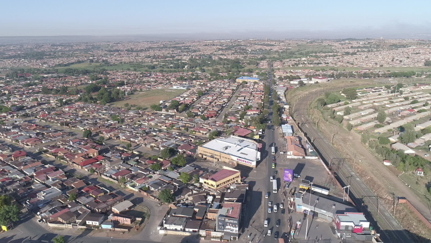 Suburbs of Soweto in Johannesburg