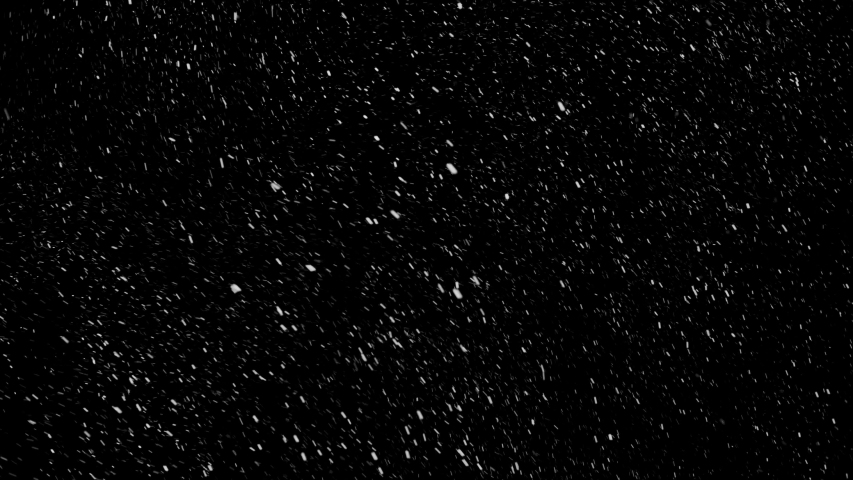 winter Snow, falling snow isolated on black background in 4K to be used for composing, motion graphics, Large and small snow snowflakes, Isolated falling snow, Alpha, Ethereal, Intense, Storm Royalty-Free Stock Footage #1031175323