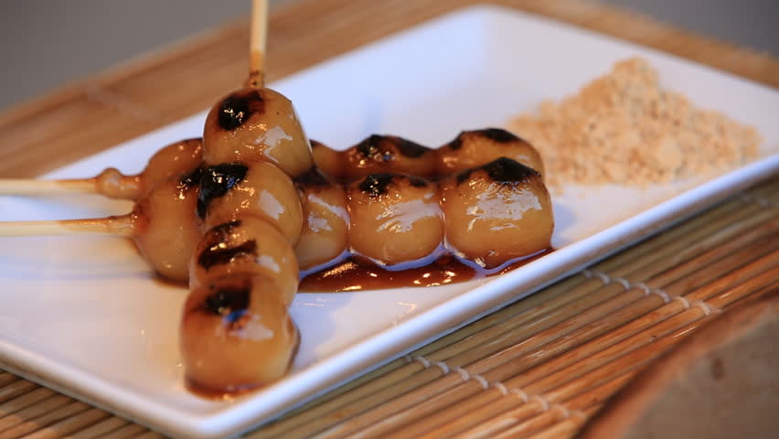 Japanese rice cake, Dango at Higashiyama
