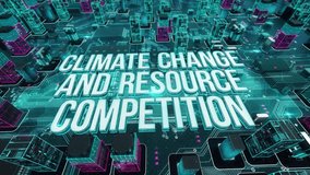 Climate Change and Resource Competition digital technology hi-tech concept - Powered by Shutterstock - Get 15% off with code: PIKWIZARD15