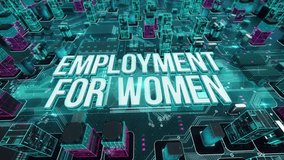 Employment for womendigital technology hi-tech concept - Powered by Shutterstock - Get 15% off with code: PIKWIZARD15