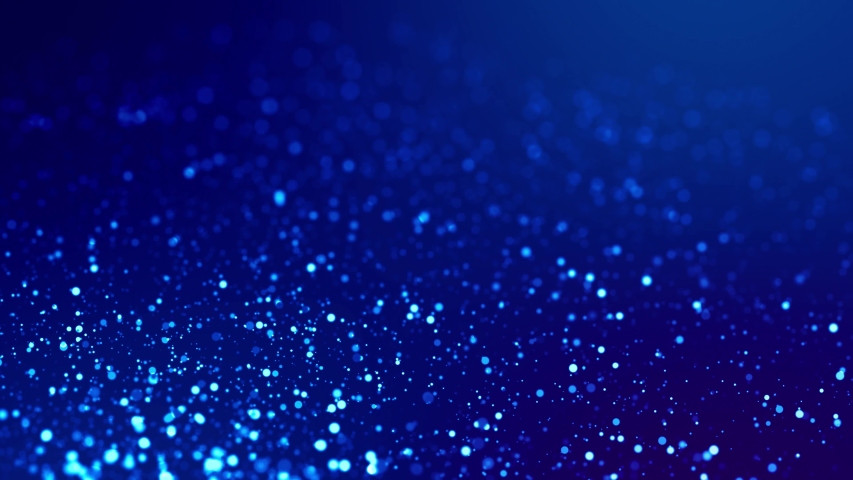 magic blue glowing particles flow viscous: стоковое видео (без лицензионных...
