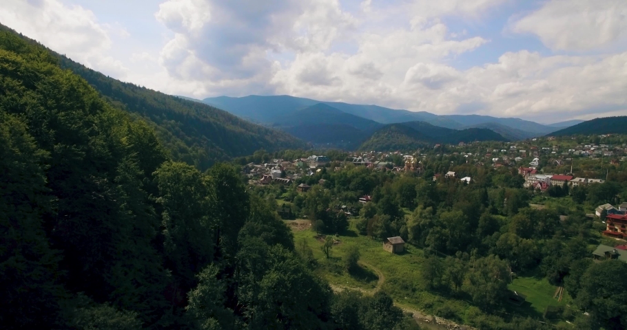 River Carving A Landscape Through The Valley Image - Free Stock Photo 