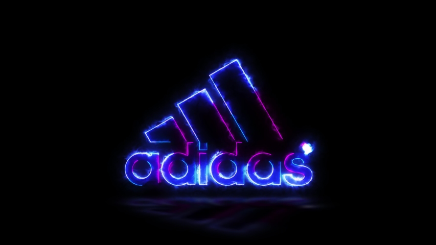 neon adidas clothing
