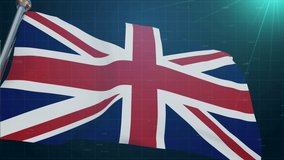 UK flag on stock market background, trade finances London, euro pound currency - Powered by Shutterstock - Get 15% off with code: PIKWIZARD15
