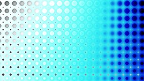 Transforming abstract polka dot pattern. Abstract geometric background. Seamless looping footage.
