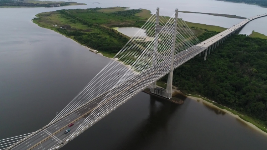 Dames Point bridge in Jacksonville Florida