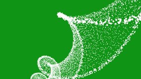 3D animation of DNA on a green background. DNA chain with green screen. High definition video 4K - Powered by Shutterstock - Get 15% off with code: PIKWIZARD15