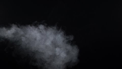 Video of cloudy smoke of cigarette