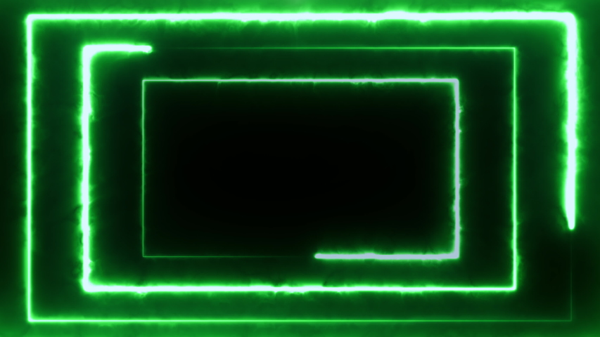 Neon bakcground flying through edless glowing rotating neon rectangle creating a tunnel, blue red pink violet spectrum, fluorescent 3d rendering infinity light, modern colorful lighting, 4k