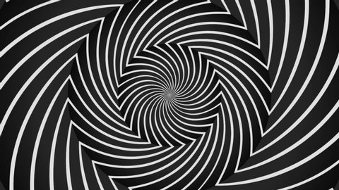 Vector Optical Illusion Zoom Black White Stock Vector (Royalty Free ...