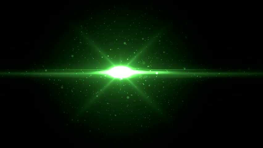 Animation Green Background with Rays Stock Footage Video (100% Royalty