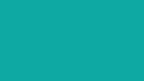 White Egg is rolling on Turquoise Background, HD Video Animation Footage