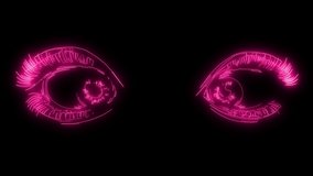 Beautiful Women Eyes with make up video - Powered by Shutterstock - Get 15% off with code: PIKWIZARD15