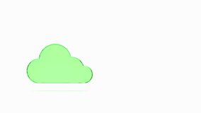 endless loop rotating cloud memory animation - 3D rendering - Powered by Shutterstock - Get 15% off with code: PIKWIZARD15