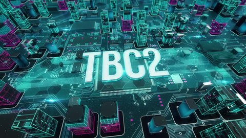TBC2 digital technology hi-tech concept