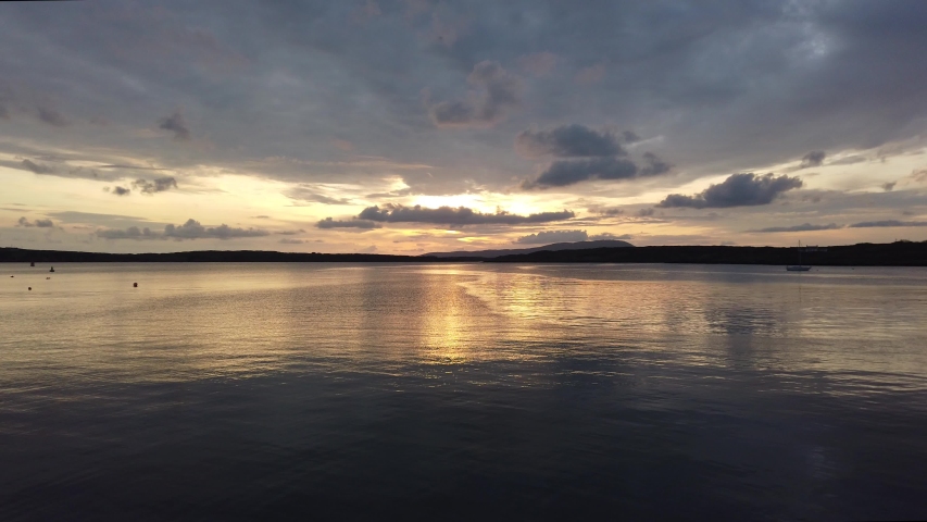 Baltimore harbor at sunset, Ireland