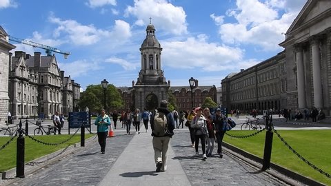 18th June 2019, Dublin, Ireland. Trinity College campus, Dublin city centre. 