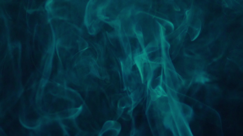 Cinematic Cyan Real Smoke Slowly Stock Footage Video 100 Royalty Free 1031807093 Shutterstock