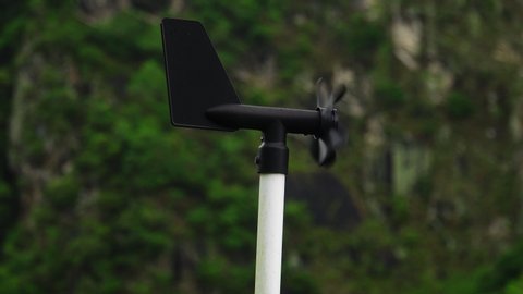 Weathercock Showing Wind Direction at Taroko Gorge National Park in Taiwan