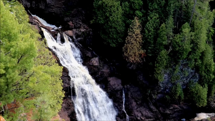 Big Manitou Falls in Wisconsin