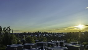 Time-Lapse (Timelapse) of skyscape in Oslo, Norway