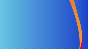 Abstract wave free form shape graphic animation on colour background. Can put your text or anything on space. 4K motion graphic seamless. - Powered by Shutterstock - Get 15% off with code: PIKWIZARD15