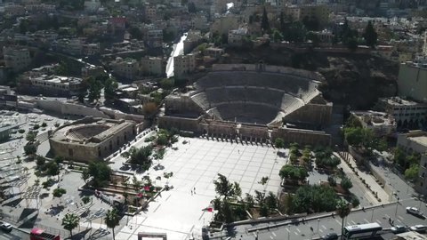 Amman's Roman Theatre is a 6,000-seat, 2nd-century Roman theatre. A famous landmark in the Jordanian capital .
