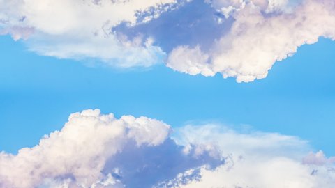 CLOUDS TIME LAPSE, BUILDING MOTION CLOUD WITH BLUE SKY. Puffy fluffy white clouds blue sky time lapse move cloud background Blue clouds sky time lapse cloud Cloudscape time lapse cloudy. 4k