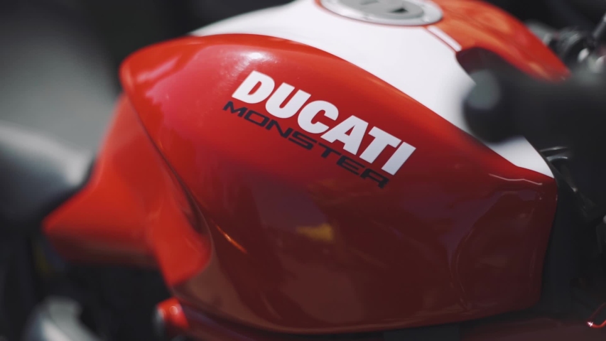 12 Ducati monster Stock Video Footage 