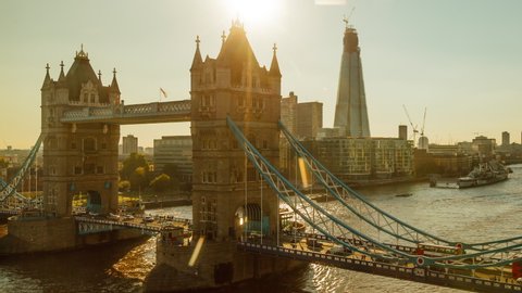 Tower Bridge London Comic Style Stock Footage Video 100 Royalty Free Shutterstock