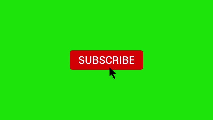 Subscribe Button with Green Screen Stock Footage Video (100% Royalty ...