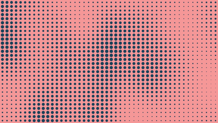 Seamless - Halftone dots motion background, Dot cartoonist background, Halftone comic dot animation. Wave pattern. Retro and Vintage Pattern animation. Royalty-Free Stock Footage #1031891840