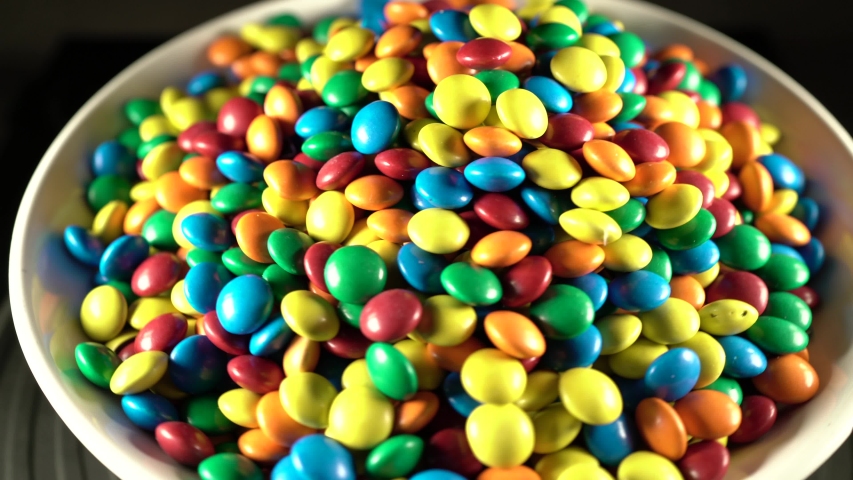 Delicious and yummy colorful candy close up | Shutterstock HD Video #1031916653