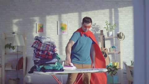 Man householder superhero ironed all things