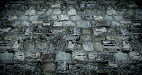 Old stonewall background loop footage