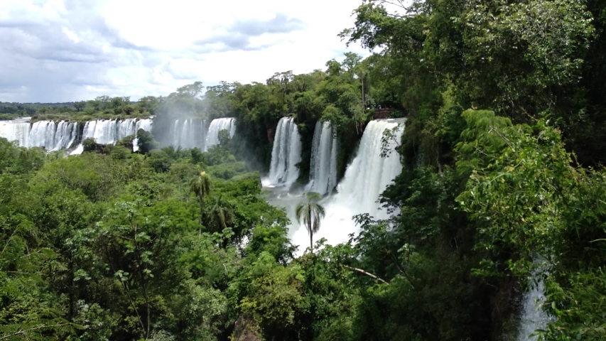 Beautiful waterfalls of Iguazu, Argentina.