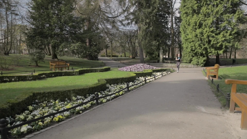 Futuristic running shoes in slow motion