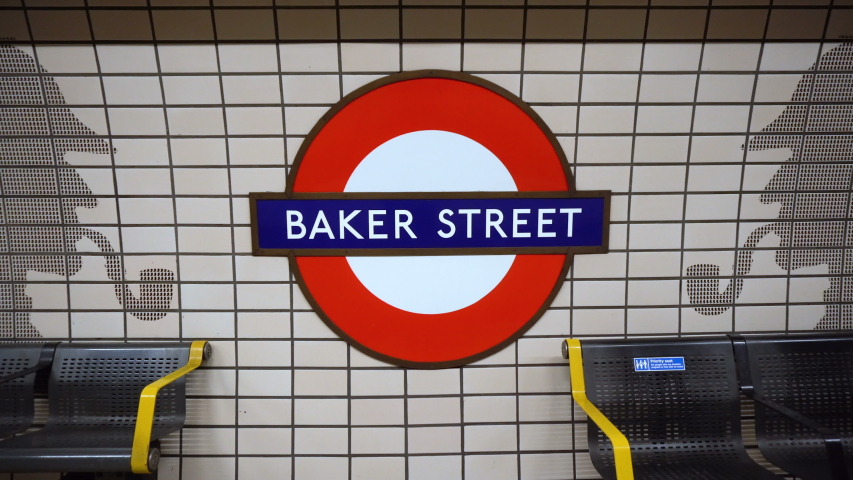Baker Street Underground Tube Station Stock Footage Video (100%  Royalty-free) 1031952968 | Shutterstock