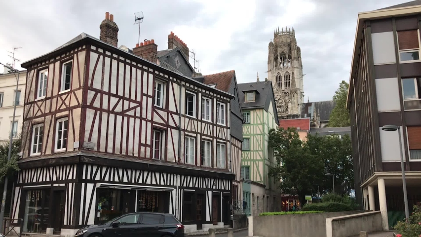 Medieval city in France - Rouen