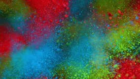 Super Slowmotion Shot of Color Powder Explosion at 1000fps. - Powered by Shutterstock - Get 15% off with code: PIKWIZARD15