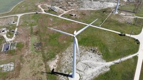 Windmill Turbines Green Wind Energy