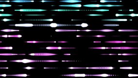 Glowing lines. Neon lights. Abstract futuristic background. Pink and blue vibrant colors.