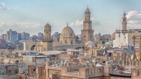Beautiful view of the old part of city Cairo