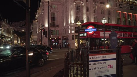 London, United Kingdom (UK) - 11 11 2018: London underground station in Piccadilly