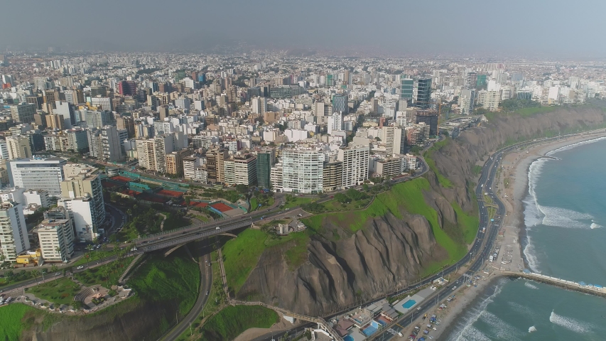 Panoramic view of Lima, Peru.