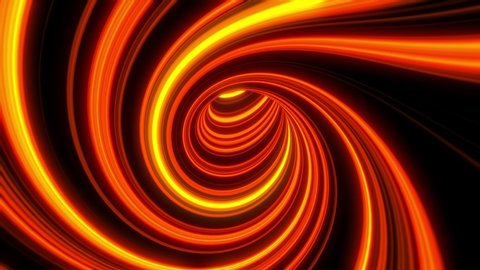Loop of endless tunnel-style psychedelic videos