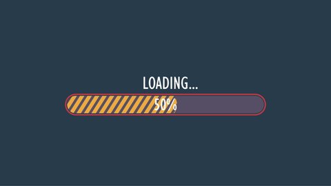 Animation Modern Black Rotation Loading Bar Stock Footage Video (100% ...